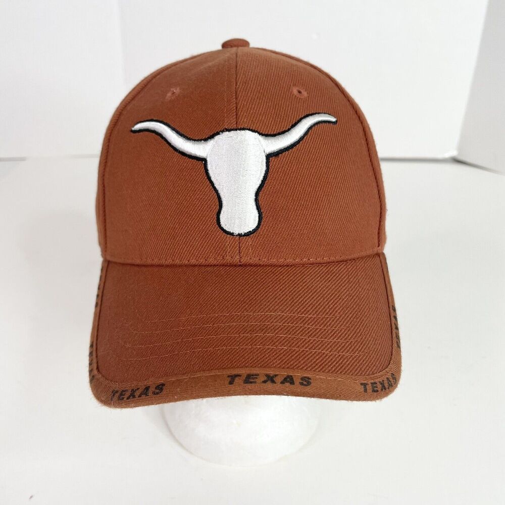 Texas Longhorns Hat, Orange, Hook And Loop Adjustable, Logo